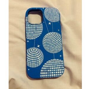 GORGEOUS iPhone 15 Blue Disco Pela Natural Phone Case